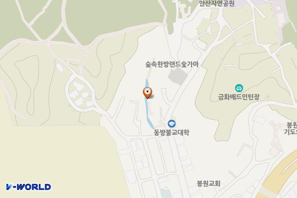 봉원소공원 공중화장실 위치 지도 — 서울특별시 서대문구 봉원사길 59, 봉원소공원 공중화장실 (봉원동)
