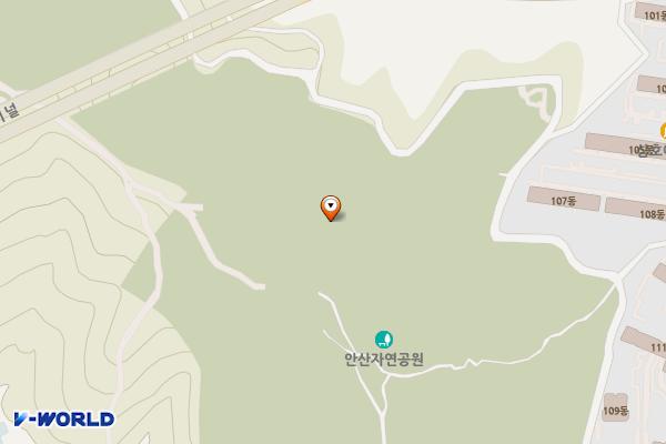 능안정 전망대 화장실 위치 지도 — 서울특별시 서대문구 영천동 산1-39