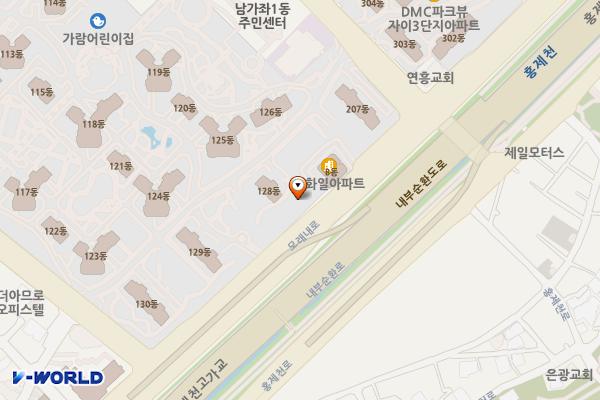 서대문종합사회복지관 화장실(본관2층) 위치 지도 — 서울특별시 서대문구 모래내로 177