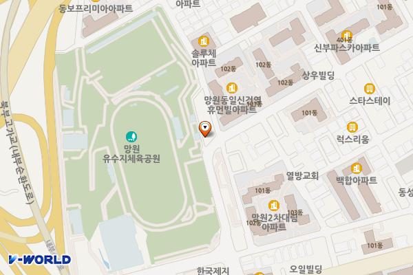 망원유수지 공중화장실 위치 지도 — 서울특별시 마포구 방울내로 19, 공중화장실 (망원동)