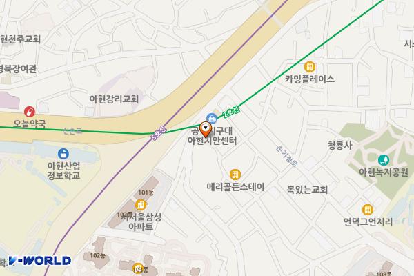 서울제일침례교회 화장실 위치 지도 — 서울특별시 마포구 환일길 7, 서울제일교회 1층 (아현동)