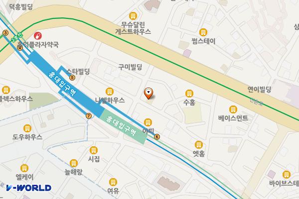 동교치안센터 화장실 위치 지도 — 서울특별시 마포구 신촌로2안길 27, 동교치안센터 (동교동)