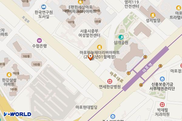 원조마포왕갈비 화장실 위치 지도 — 서울특별시 마포구 토정로 315, 1층 (용강동)