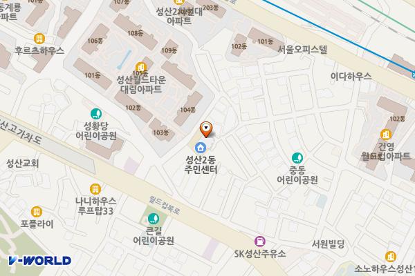 월드컵지구대 화장실 위치 지도 — 서울특별시 마포구 월드컵북로30길 24, 성산2동 파출소 1층 (성산동)