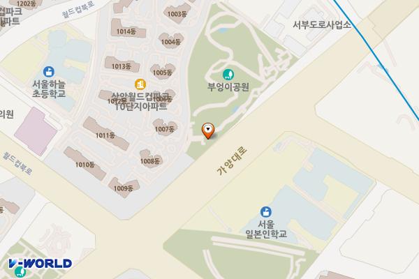 부엉이근린공원화장실 위치 지도 — 서울특별시 마포구 가양대로 179 (상암동)