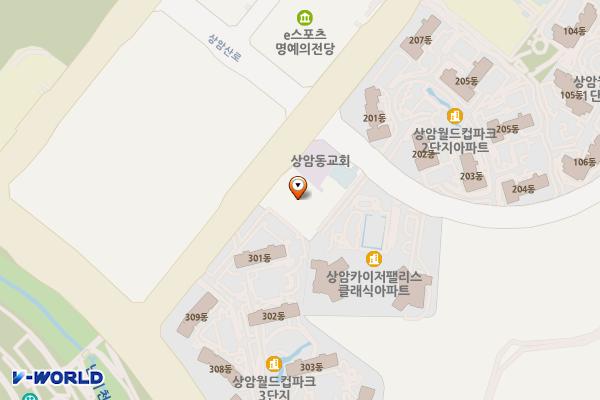 마포창업복지관 1층 화장실 위치 지도 — 서울특별시 마포구 매봉산로 18, 마포창업복지관 (상암동)