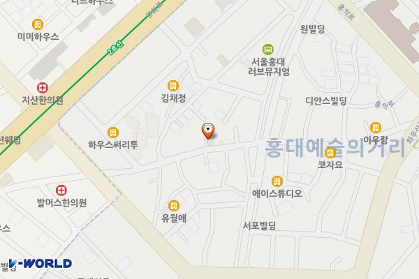 서교치안센터 화장실 위치 지도 — 서울특별시 마포구 잔다리로6길 29, 서교치안센터 (서교동)