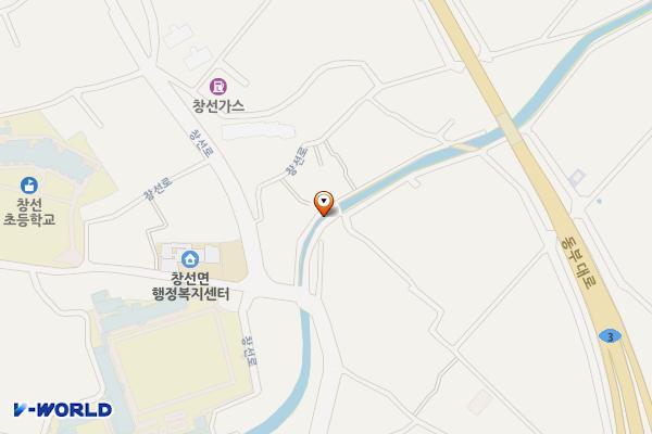 면소재지 복개 주차장 위치 지도 — 경상남도 남해군 창선면 상죽리 668