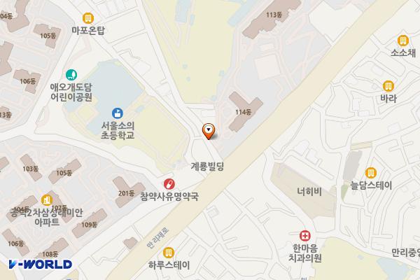 만리 공중화장실 위치 지도 — 서울특별시 마포구 환일길 73-2 (아현동)
