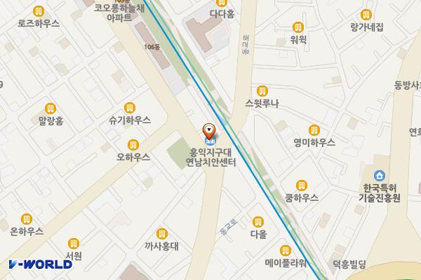 연남파출소 화장실 위치 지도 — 서울특별시 마포구 연남로 4, 연남파출소 (연남동)