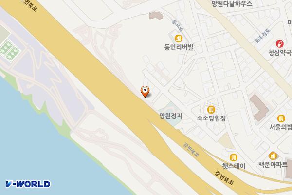 망원정마당 공중화장실 위치 지도 — 서울특별시 마포구 동교로8안길 35-2 (합정동)