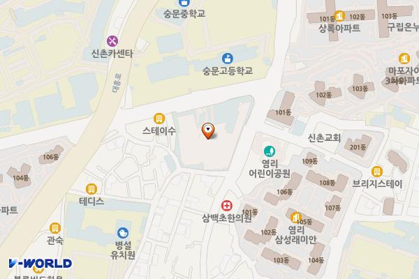 마포문화아트센터 화장실 위치 지도 — 서울특별시 마포구 대흥로20길 28, 마포아트센터 (대흥동)