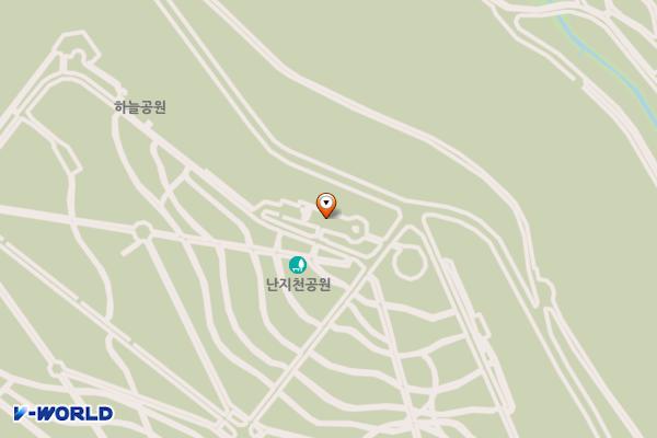 하늘4(대우) 위치 지도 — 서울특별시 마포구 하늘공원로 95, 탐방객안내소 (상암동)