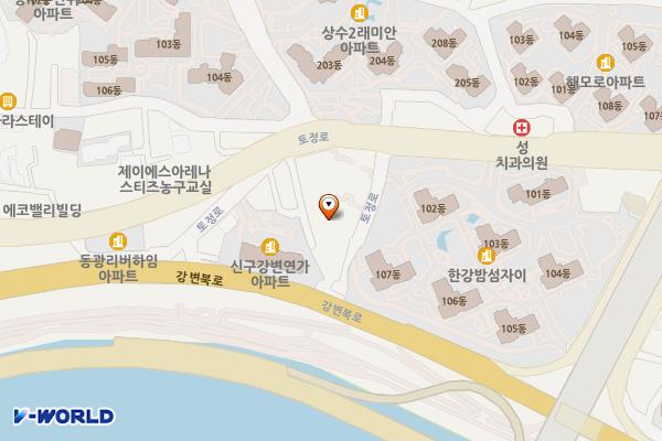 마포어르신돌봄센터 위치 지도 — 서울특별시 마포구 토정로 148-14 (상수동)