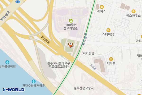 양화진공영주차장 위치 지도 — 서울특별시 마포구 토정로 2, 양화진공영주차장 (합정동)