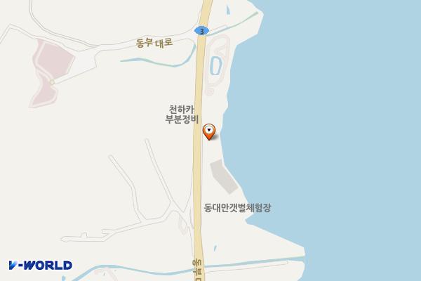 동대만휴게소주차장 위치 지도 — 경상남도 남해군 창선면 동대리 482-20