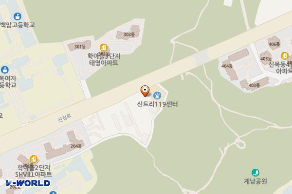 (주)지애스이앤알서울주유소 위치 지도 — 서울특별시 양천구 신정로 236(신정동)