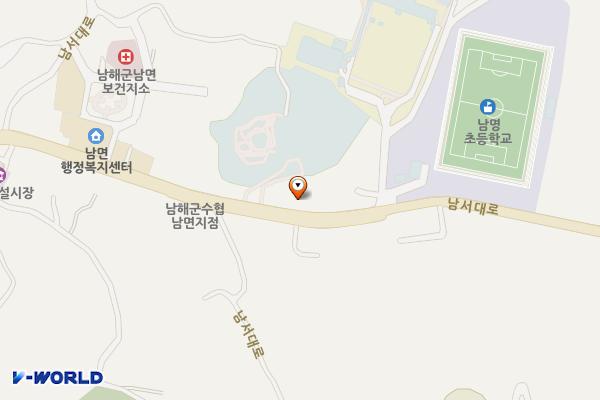 남면주차장 위치 지도 — 경상남도 남해군 남면 남서대로 758-1