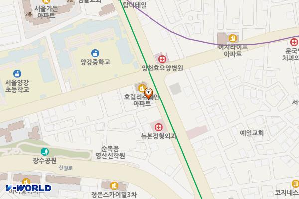 서울신월2동우체국 위치 지도 — 서울특별시 양천구 중앙로 309