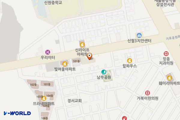 신월청소년문화센터 위치 지도 — 서울특별시 양천구 가로공원로 86