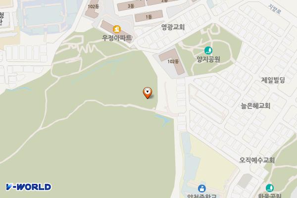 온수도시자연공원 (지양산유아숲체험원) 위치 지도 — 서울특별시 양천구 지양로7길 28-29