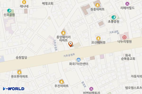 에이치지 가로공원주유소 위치 지도 — 서울특별시 양천구 가로공원로 165(신월동)