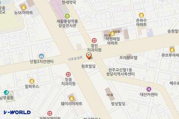 가로공원공영주차장 위치 지도 — 서울특별시 양천구 가로공원로 116-1