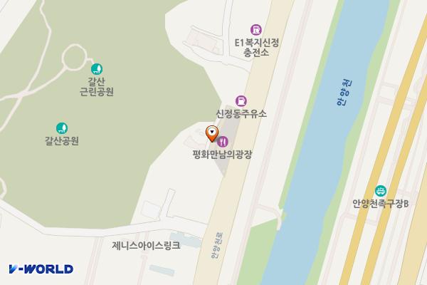 ㈜부흥에너지 평화주유소 위치 지도 — 서울특별시 양천구 안양천로 657(신정동)