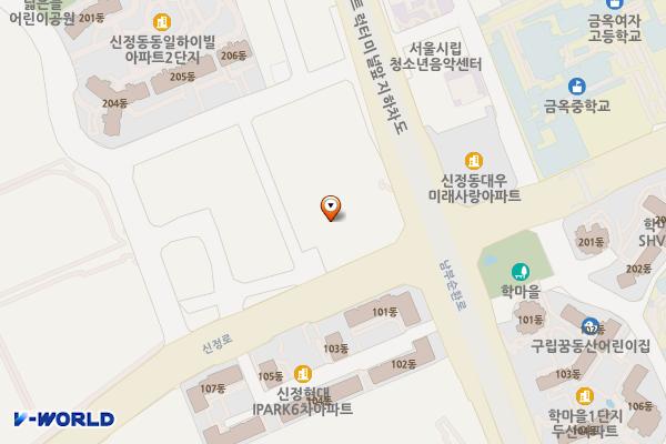 (주)서부티엔디 위치 지도 — 서울특별시 양천구 신정로 167(신정동)