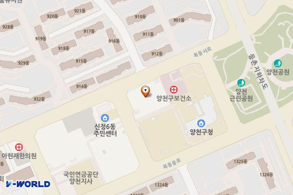 센트럴프라자 위치 지도 — 서울특별시 양천구 목동서로 349