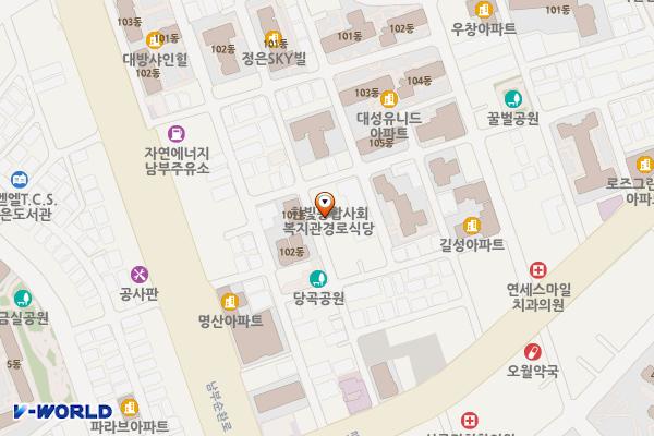 한빛종합사회복지관 위치 지도 — 서울특별시 양천구 신월로11길 16