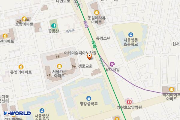 삼미상사㈜신월IC셀프주유소 위치 지도 — 서울특별시 양천구 중앙로 331(신월동)