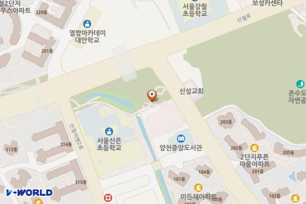 연의생활체육공원 위치 지도 — 서울특별시 양천구 신정로7길 91