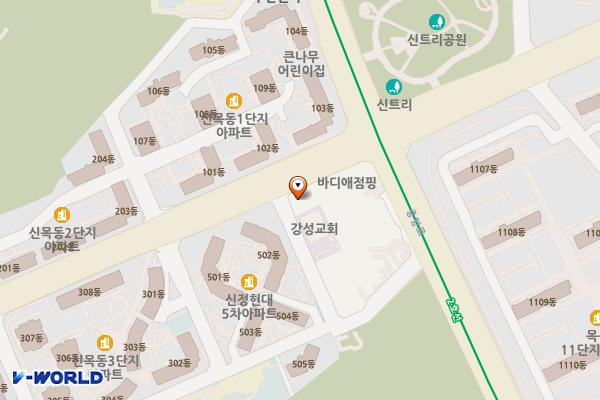 서울신정3동우체국 위치 지도 — 서울특별시 양천구 신정로 306