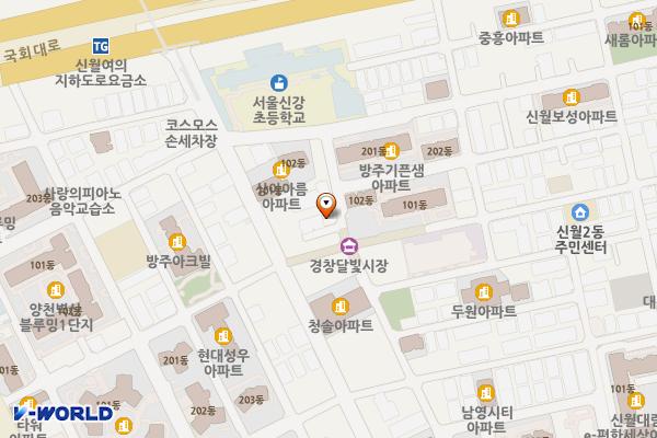 경창시장 고객지원센터 위치 지도 — 서울특별시 양천구 오목로9길 31