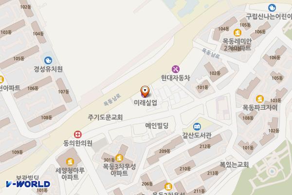 SK네트웍스(주)신평주유소 위치 지도 — 서울특별시 양천구 목동남로 62(신정동)