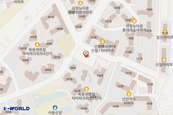 건강힐링문화관 위치 지도 — 서울특별시 양천구 남부순환로83길 54