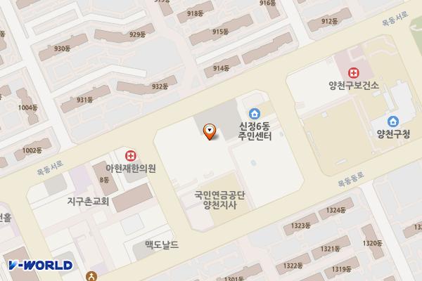양천생활안전체험교육관 위치 지도 — 서울특별시 양천구 목동서로 363
