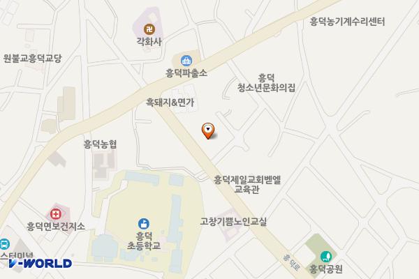 흥덕면 장미주택 앞 위치 지도 — 전북특별자치도 고창군 흥덕면 흥남2길 18