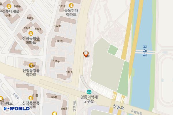 4번 화장실(해마루 축구장) 위치 지도 — 서울특별시 양천구 안양천로 812