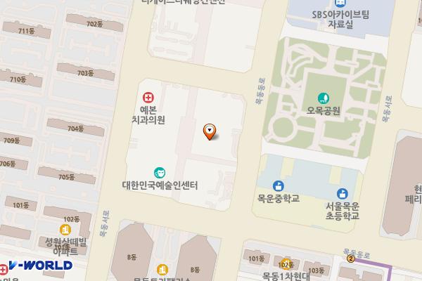 현대드림타워 위치 지도 — 서울특별시 양천구 목동동로 233-1