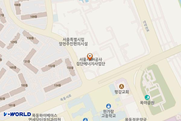 서울에너지공사 위치 지도 — 서울특별시 양천구 목동서로 20