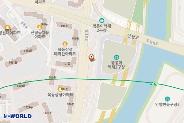 3번 화장실(야구장) 위치 지도 — 서울특별시 양천구 안양천로 788