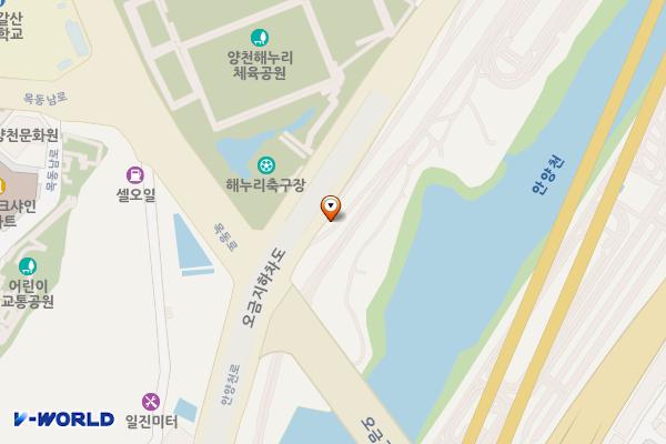 1번 화장실(오금교 입구) 위치 지도 — 서울특별시 양천구 안양천로 710