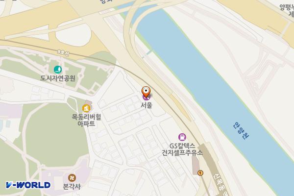 양천현대셀프주유소 위치 지도 — 서울특별시 양천구 안양천로 1179
