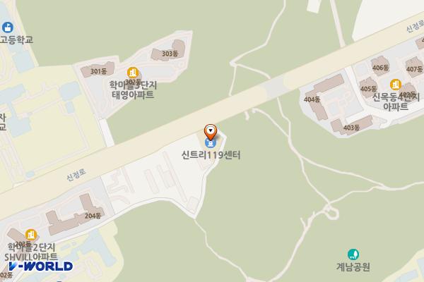 양천소방서 신트리119안전센터 위치 지도 — 서울특별시 양천구 신정로 238
