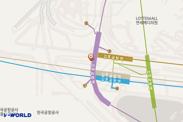 9호선 김포공항역 역사 내 화장실 위치 지도 — 서울특별시 강서구?하늘길?지하77