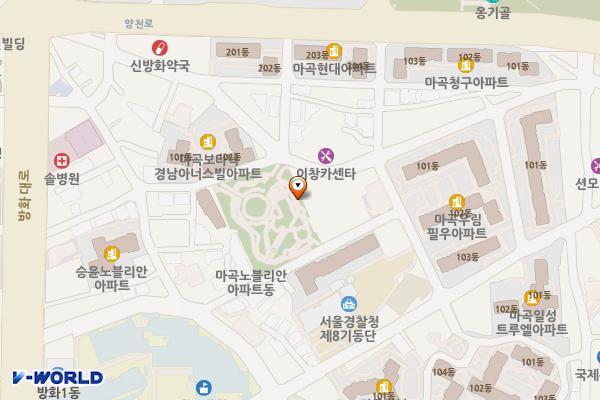 도레미어린이공원 화장실 위치 지도 — 서울특별시 강서구 방화대로42길 36