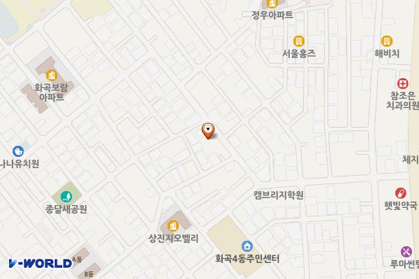 서부교회 개방화장실 위치 지도 — 서울특별시 강서구 등촌로13길59