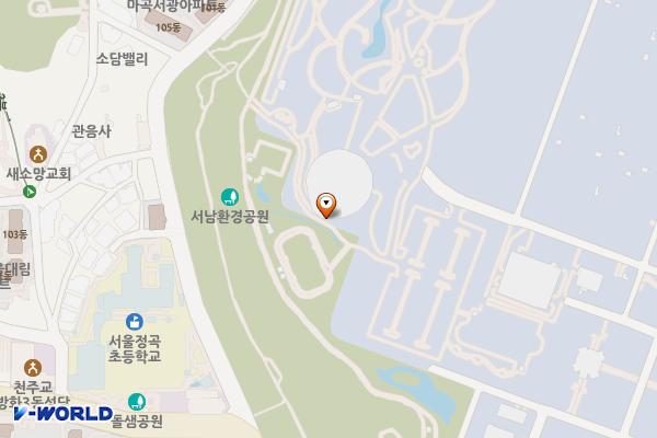 서남환경공원 2 (풋살장) 화장실 위치 지도 — 서울특별시 강서구 마곡동 1142